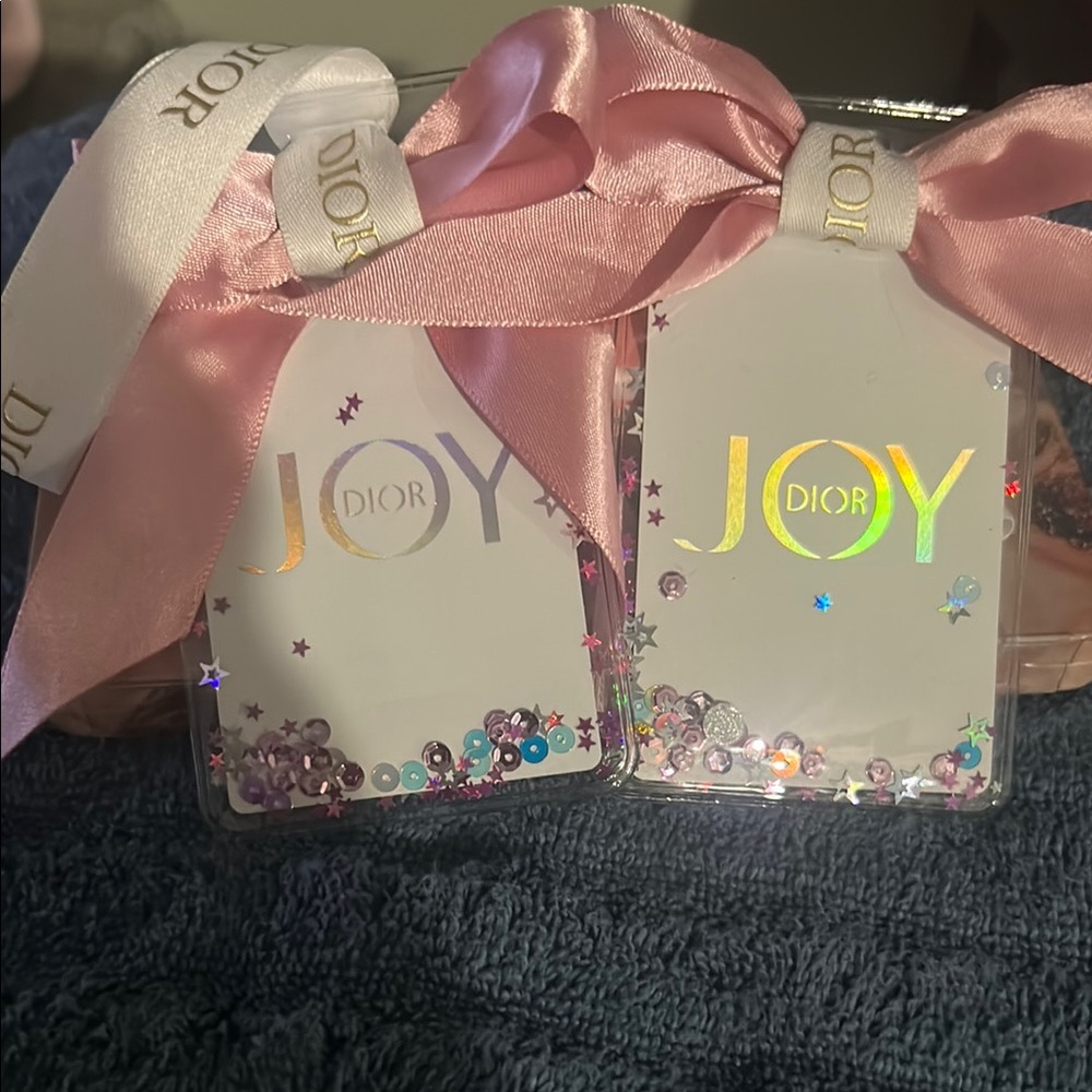Dior Pink 2 cards